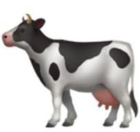 🐄 Cow emoji