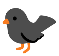 🐦‍⬛ Black Bird Emoji