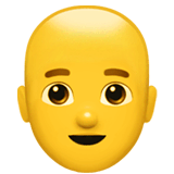 👨‍🦲 Man: Bald Emoji