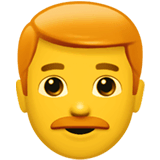 👨‍🦰 Man: Red Hair Emoji