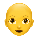 👩‍🦲 Woman: Bald Emoji