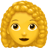 👩‍🦱 Woman: Curly Hair Emoji