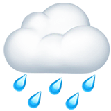 🌧️ Cloud With Rain Emoji