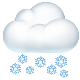 🌨️ Cloud With Snow Emoji