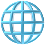 🌐 Globe with Meridians Emoji