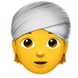 👳 Person Wearing Turban Emoji