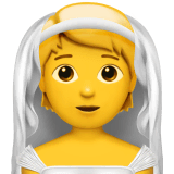 👰 Person With Veil (Bride) Emoji