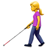 👩‍🦯 Woman With White Cane Emoji